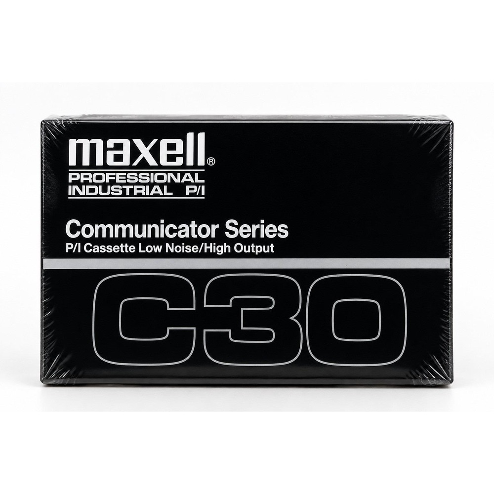 Maxell C30 Communicator Series Blank Cassette Tape Professional Industrial Seale